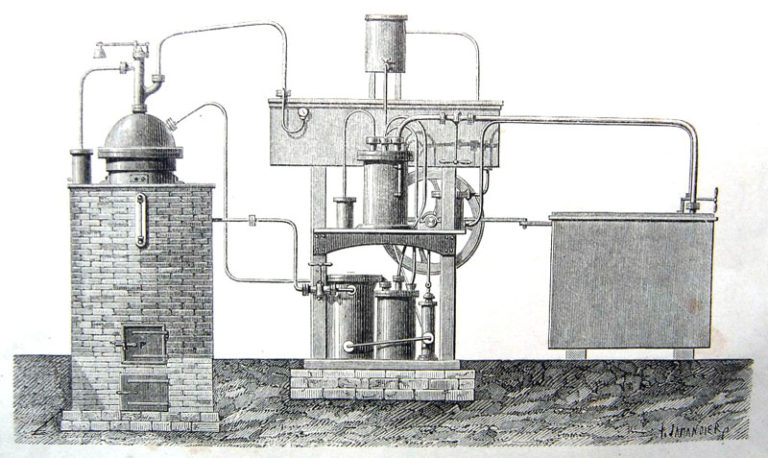 maquina de refrigeración de Carré
