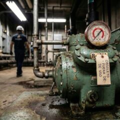 Compresor obsoleto de refrigeración