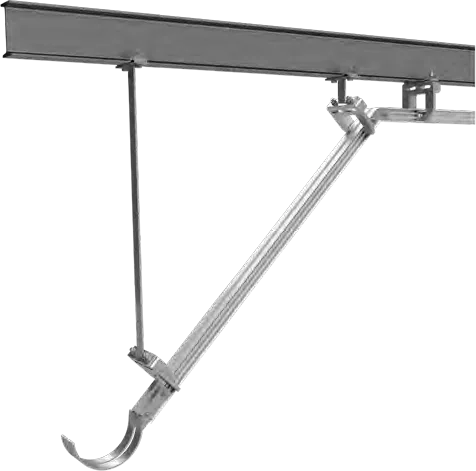 Gravity drop to table for twin track rail