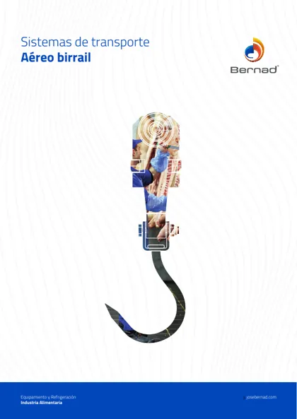 Cover of the Bernad twin track overhead rail catalogue